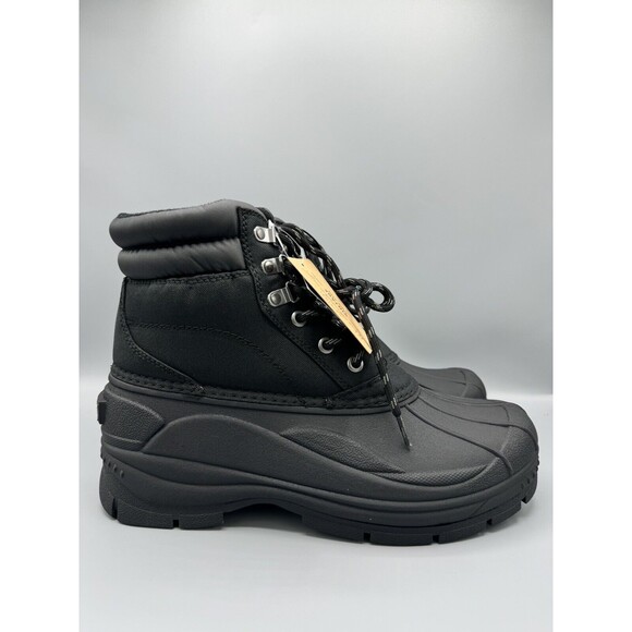WEATHERPROOF VINTAGE Men's Outdoor Joe Duck Boots, Size 8M, Black - Picture 4 of 10